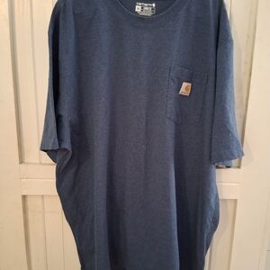 Carhartt Men's Blue Pocket T-Shirt